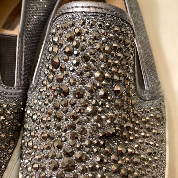 International Concepts‎ Sammee2, Size 7.5, Silver Studded Slip On Sneaker Loafer - Picture 2 of 10